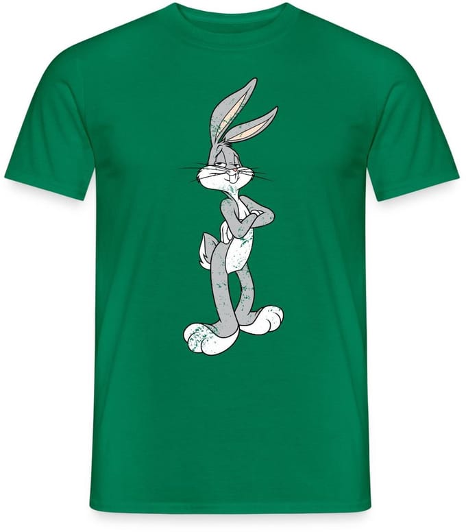 Looney Tunes Bugs Bunny Vintage T-Shirt Heren