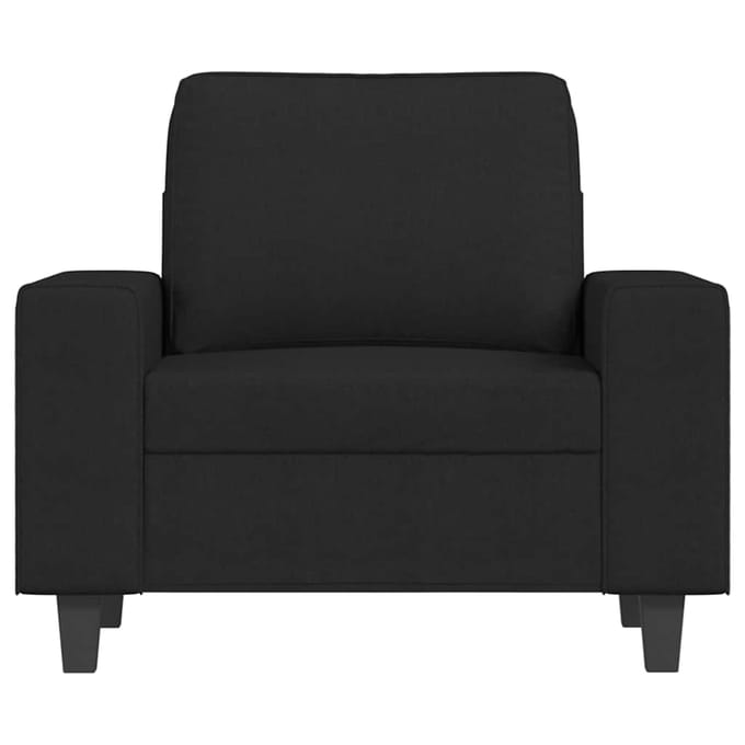 vidaXL - Fauteuil - 60 - cm - stof - zwart