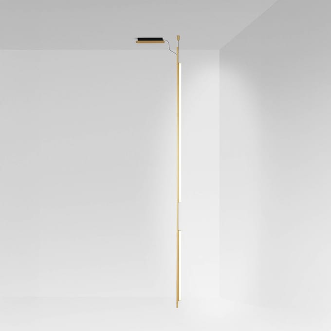 MARSET LED hanglamp Ambrosia 235 met stekker 3000K goudkleurig