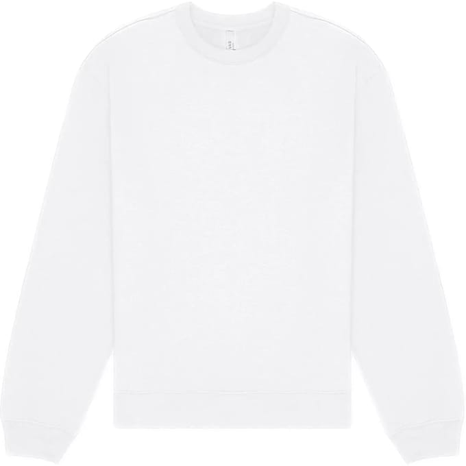 Bella+Canvas Unisex Crewneck Sweatshirt CV4711 - White - M
