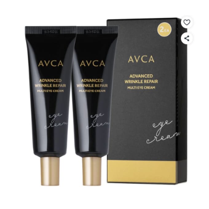 AVCA Crème Contour des Yeux Réparatrice Avancée Multi, Lot de 2, 30ml black