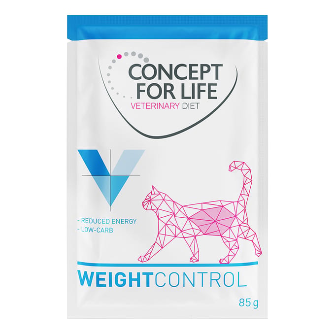 Concept for Life Veterinary Diet Weight Control Kattenvoer - 12 x 85 g