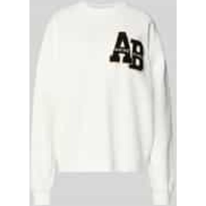 Oversized sweatshirt met Logodetail