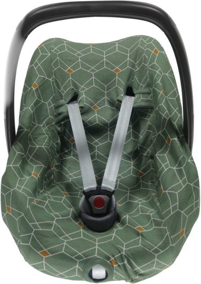 Briljant Baby Autostoelhoes 0+ Interlock - Deco - Groen