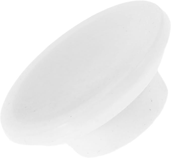 Vriezer Afvoerstop - Waterdichte Rubberen Plug - Lekkage Voorkomen - Universele Pasvorm - 27x27 Millimeter - Wit