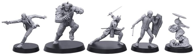 Shadowrun Corporate Threats Miniatures - RPG Miniaturen - Catalyst Game Labs