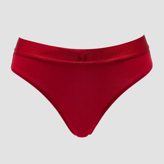 MP Dames Mid Rise Bikini Slip (3-pack) - Blush/Roze Rood/Fudge - S