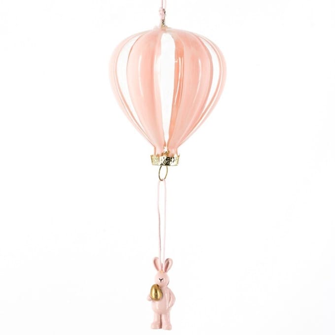 Hanger Luchtballon konijn roze