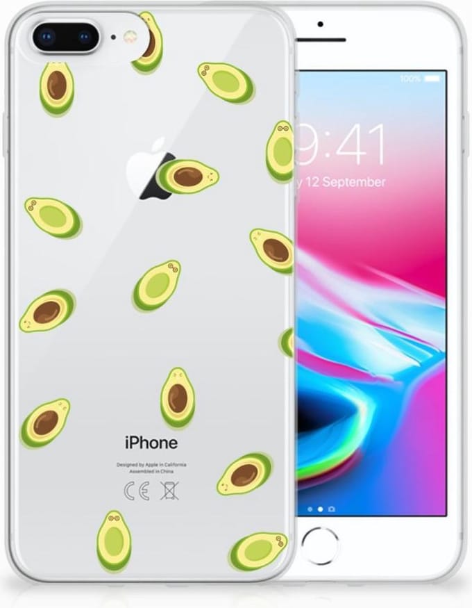 Apple iPhone 7 Plus | 8 Plus Siliconen Case Avocado