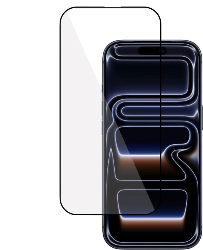 TechNow Screenprotector geschikt voor iPhone 17 Pro Screenprotector - Full Screen - Rounded - Proteqt+