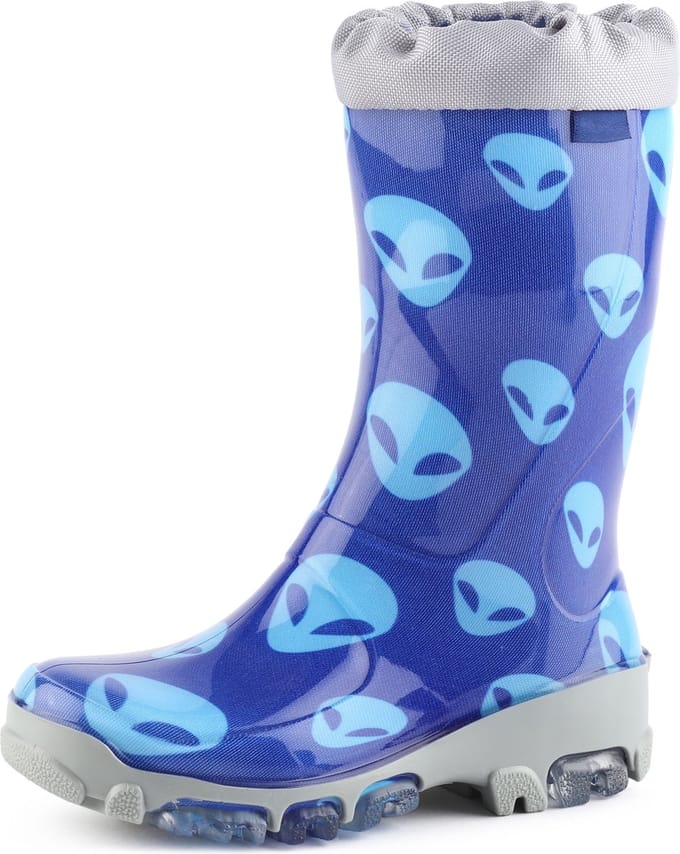 Ladeheid LA-RB-492 Kinder Regenlaarzen - Rubber - Licht - PCV - Blauwe Geest - 25/26