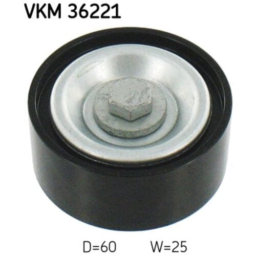 Rondsel/geleiderpoelie, V-ribbelriem SKF VKM 36221
