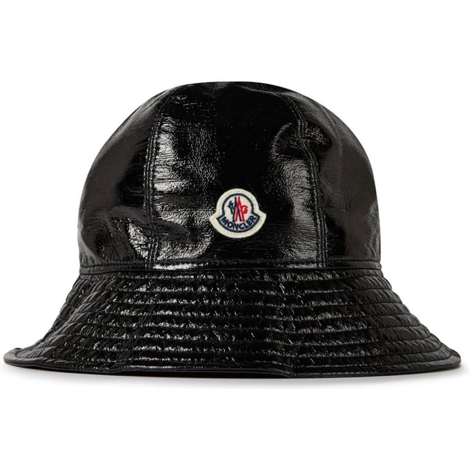 Bucket hat met logopatch