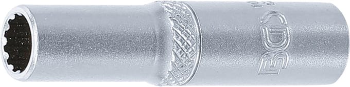 BGS Dopsleuteldop Gear Lock, diep - 1/4 - 7 mm