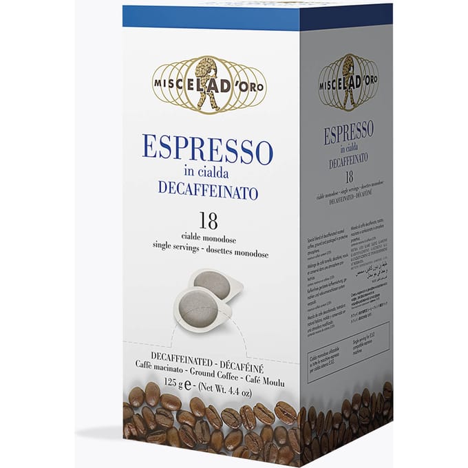 Miscela D'Oro Espresso Decaf 18 E.S.E. Pads