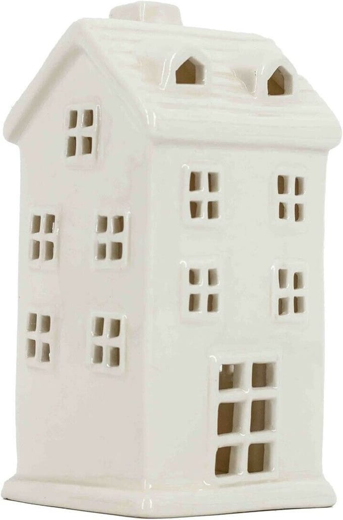Huisje keramiek met LED
