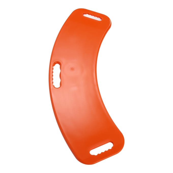 Elderly Transferring Board Anti Slip Assist Thickened Curved Elderly Transfer Board Orange red