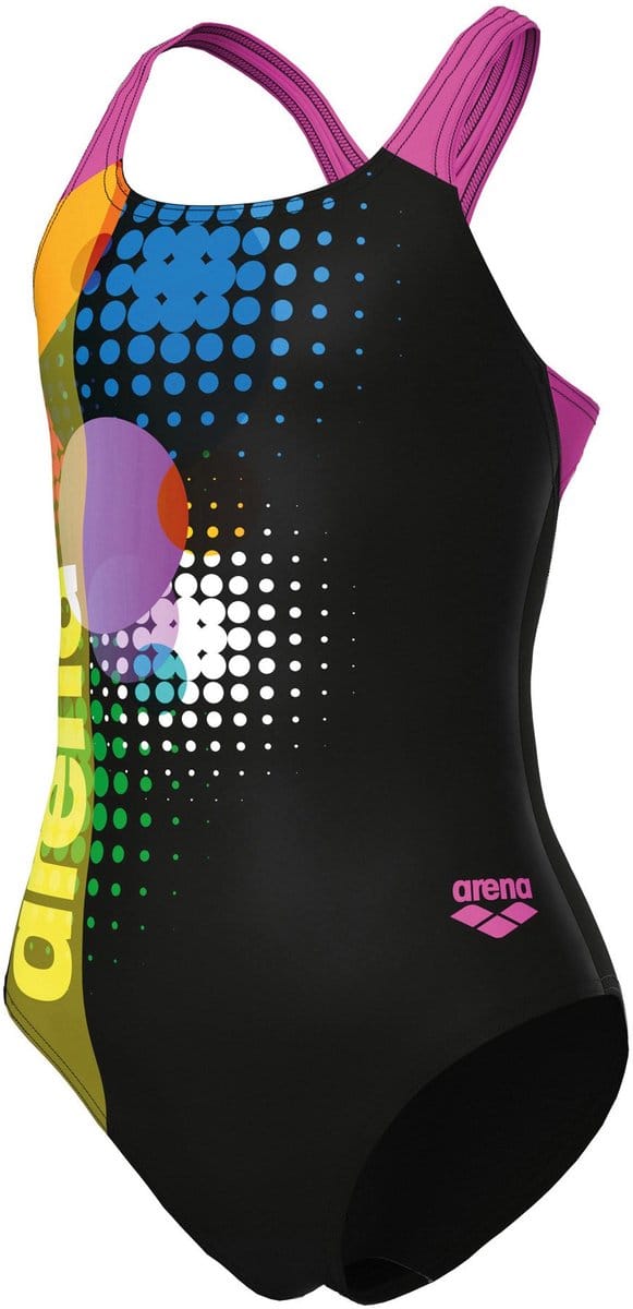 Arena Dots Pro Back Badpak Meisjes