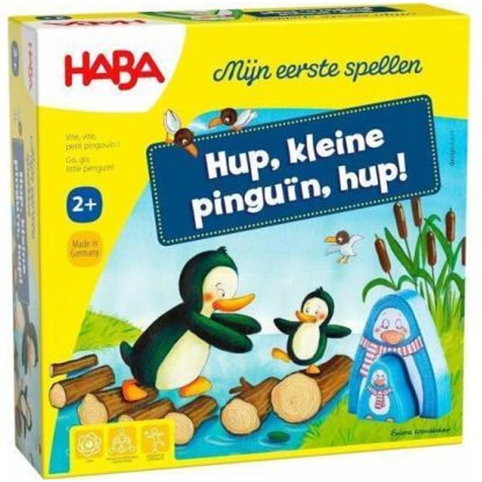 HABA Mijn eerste spellen - Hup, kleine pinguïn, hup! Bordspellen Gezelschapsspellen