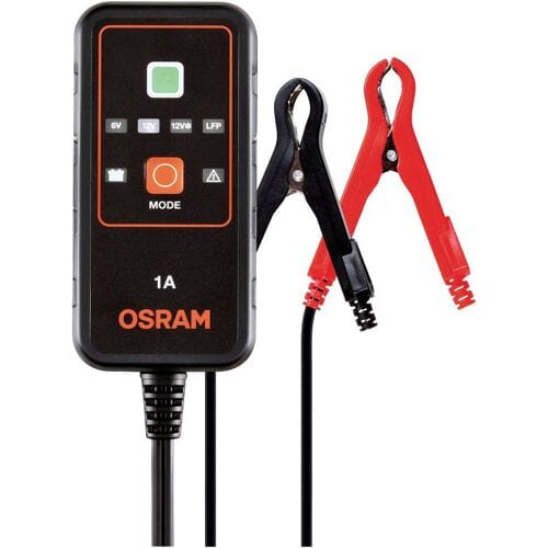 Osram BATTERYcharge 901 - Acculader - 1A - Compatibel met Start/Stop - 6V/12V