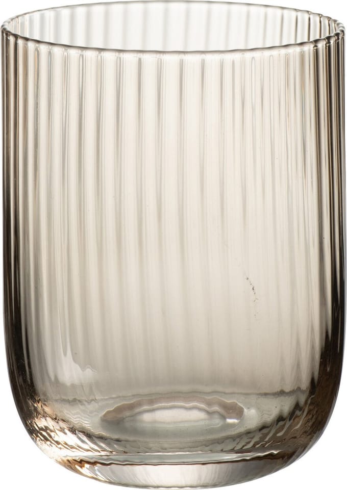 J-Line drinkglas Kyle - glas - amber - 6 stuks