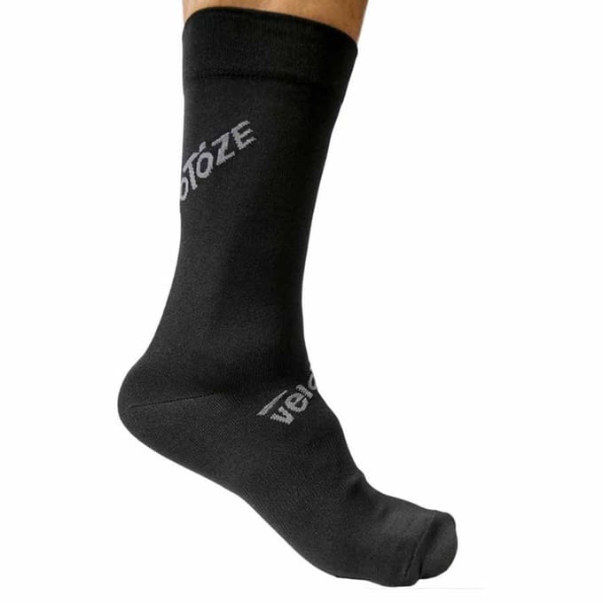 Velotoze Lightweight Crew Sokken Zwart EU 37-42 1/2 Man,Vrouw