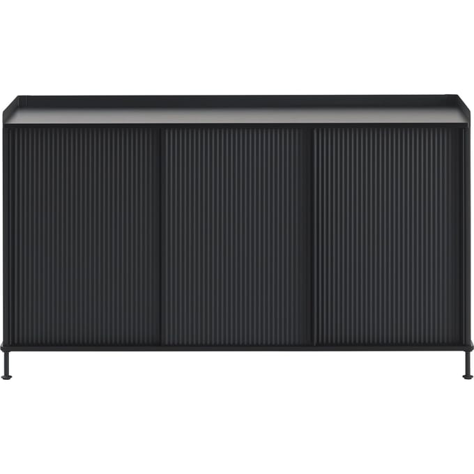 Muuto Enfold Sideboard - 148 x 45 cm - zwart/zwart
