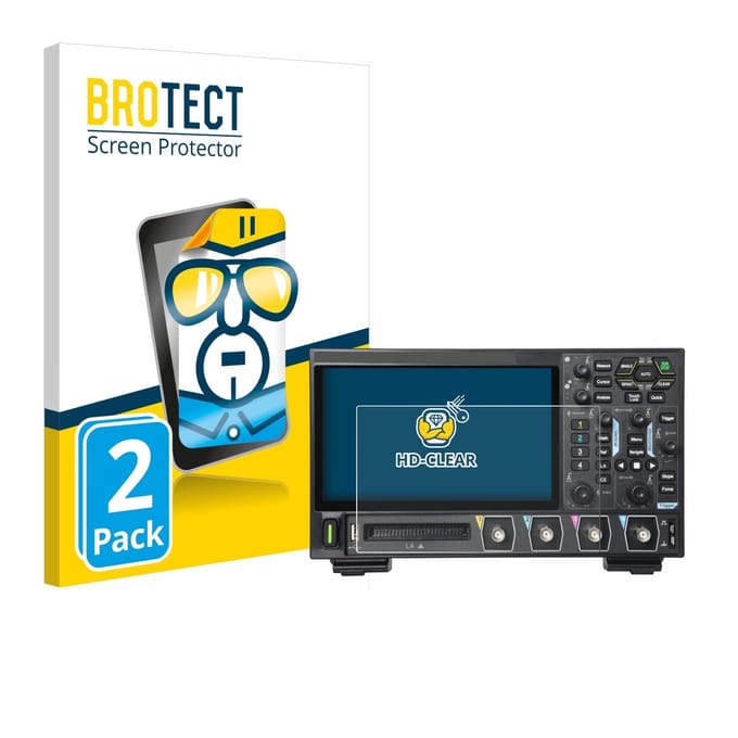 BROTECT - Screenprotector voor Rigol DHO914 - Folie Beschermfolie transparant 2 Stuks