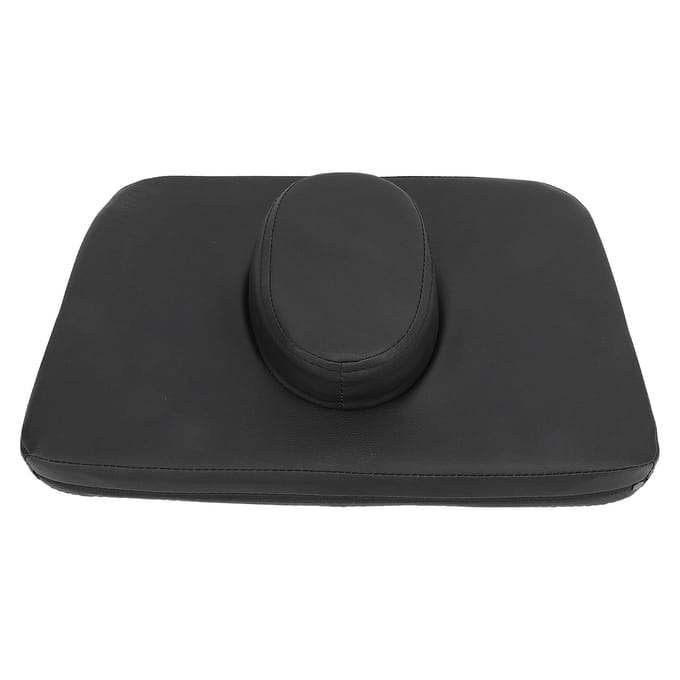 Coussin Facial pour Table de Massage Universel Cuir PU Carré Oreiller Facial de Massage Repose-Tête pour Massage Spa black