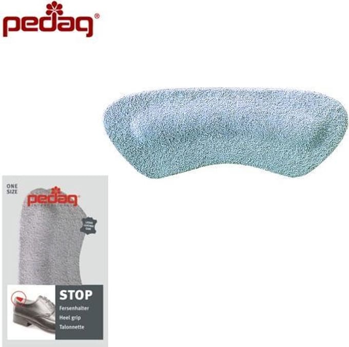Pedag Stop – Anti-slip hielkussen / hielgrip – Geschikt voor hakken, normale schoenen en sportschoenen, van leer, inhoud 1 paar