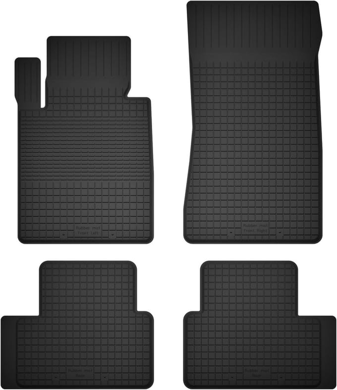 Wielganizator BasicProtect - Rubberen Automatten - BMW 3 E93 Cabrio - 4 Stuks - 2004-2011