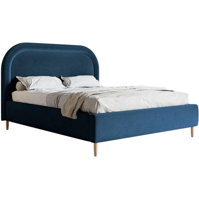 Bedframe Lorena velvet 140 x 200 cm | NADUVI Collection