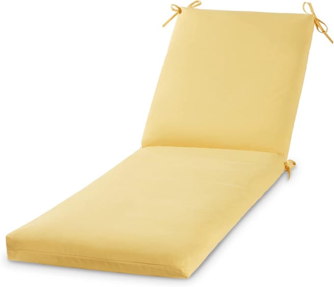 Omkeerbaar Chaise Lounge Stoelkussen voor Buiten - Weerbestendig
