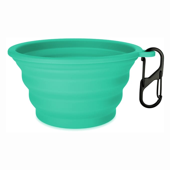 TIAKI Siliconen Reisbak, turquoise - 500 ml