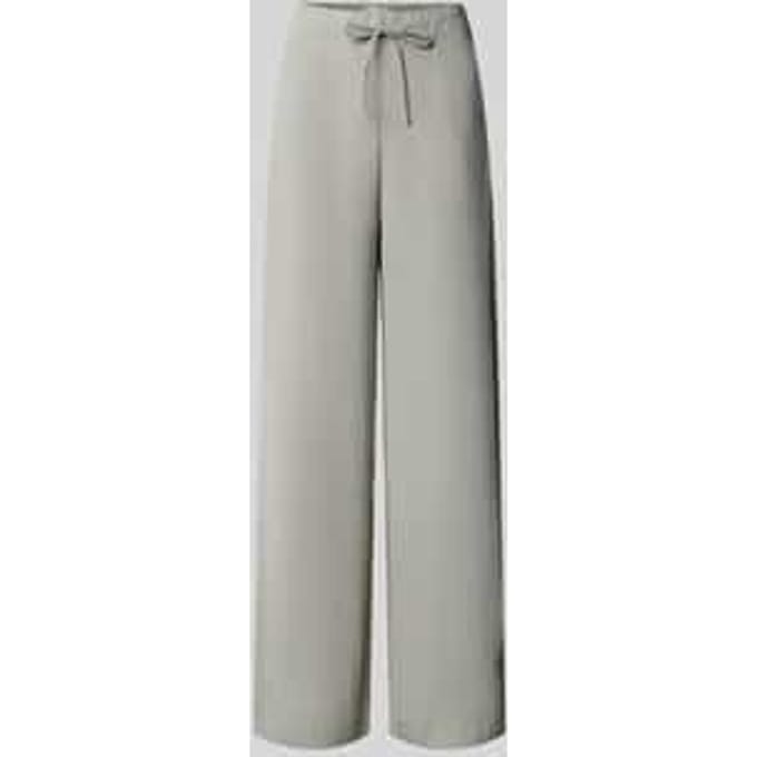 Stoffen broek met structuurpatroon