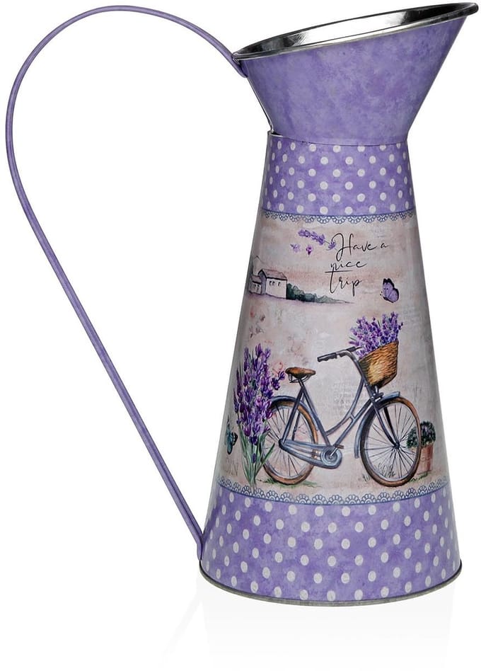 Vaas Versa Lila Metaal Fiets 16 x 28 x 22 cm