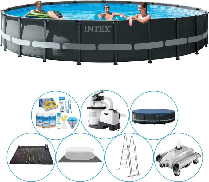 Ultra XTR Frame Rond 610x122 cm - Zwembad Plus Accessoires