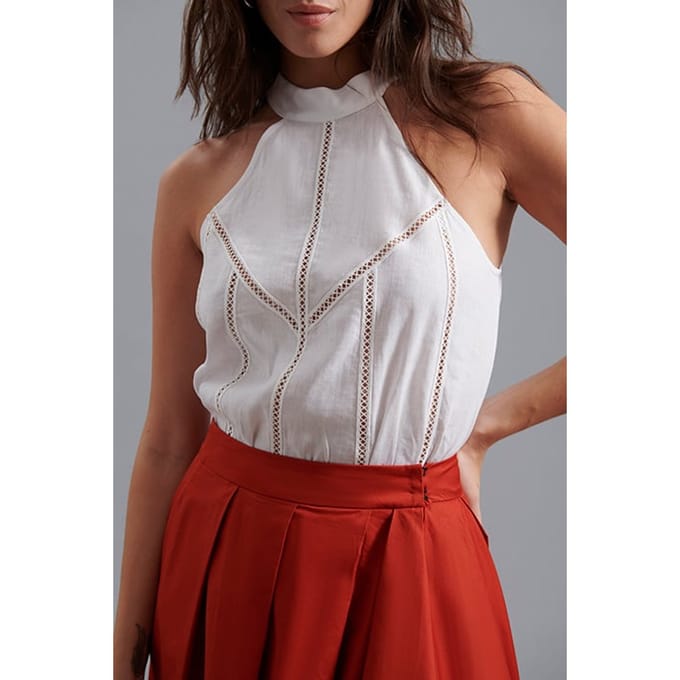 Anne Fontaine Leandro White Taglia: 44 | Canottiere Outlet | Donna | Bianco
