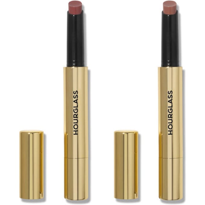 Hourglass Glossy Lip Balm Bundle - Phantom Volumizing Glossy Balm In Slip And Trace