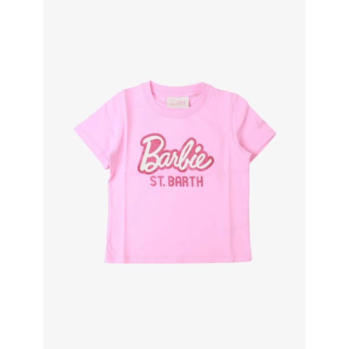 MC Saint Barth Meisjes t-shirt elly barbie classic sb glitter