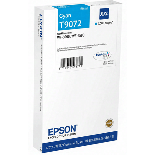 Epson C13T90724N inktcartridge 1 stuk(s) Origineel Extra (Super) hoog rendement Cyaan
