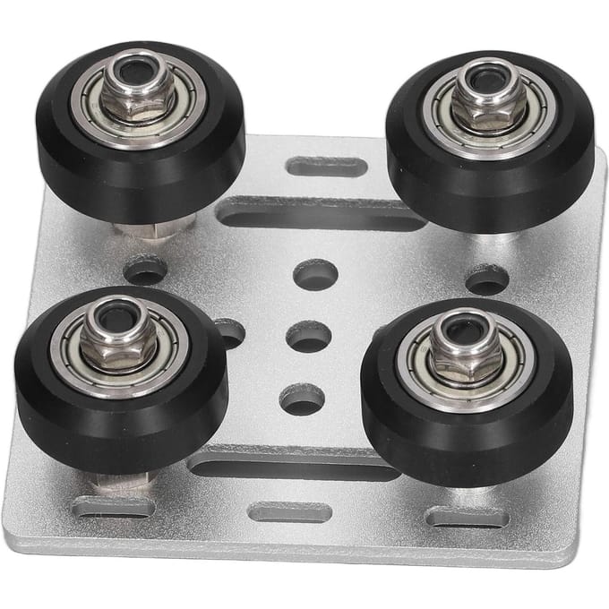 V Gantryplaat voor 2020 V Type Aluminium Profiel Wielen 3D Printers CNC Standaard Zilver gray