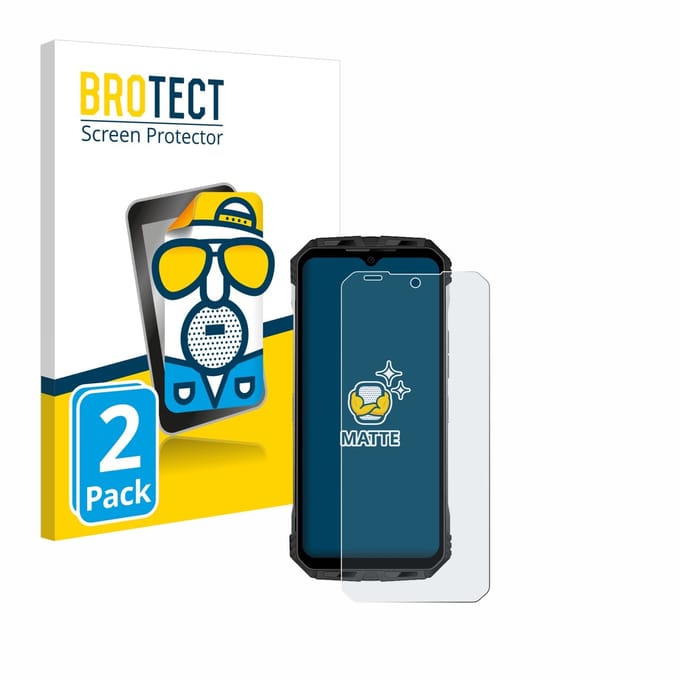 BROTECT - Screenprotector voor Doogee S110 - Folie Beschermfolie matte 2 Stuks
