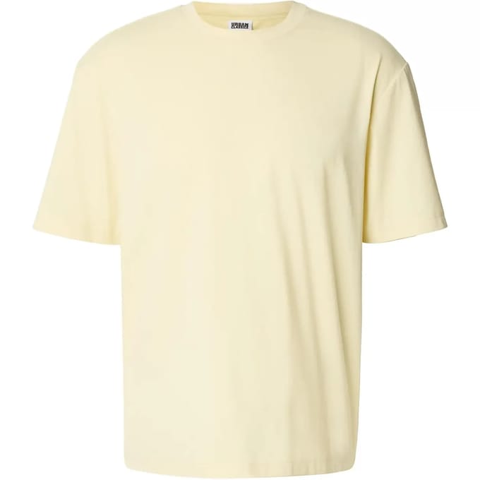 Urban Classics - Sorona Loose fit Heren Tshirt - S - Geel