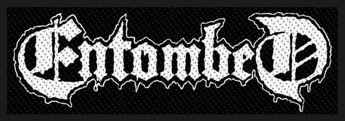 Rock Off Entombed Logo Patch - Zwart polyester