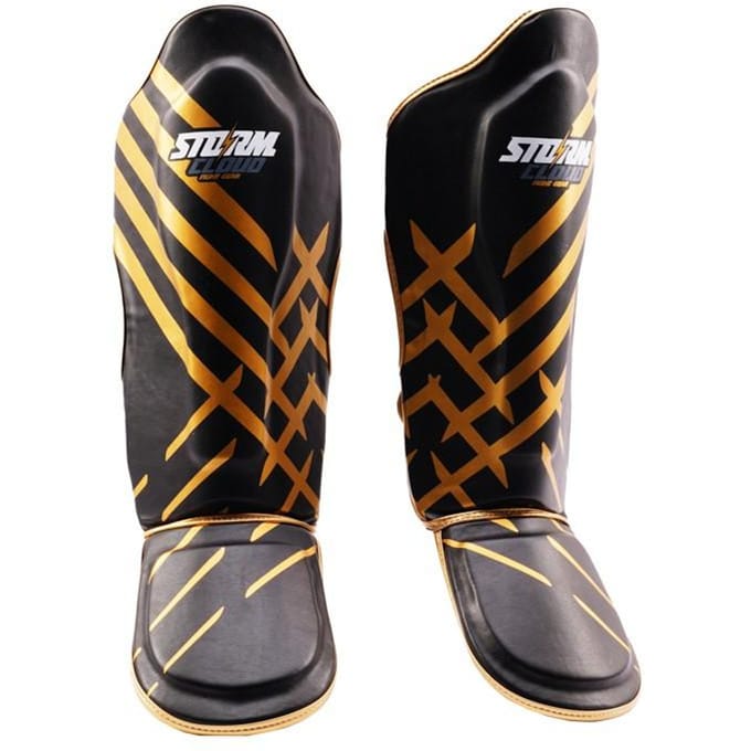StormCloud Lynx - Scheenbeschermers - Zwart-Goud - XL