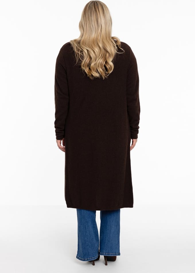 YOEK Dames Vest met een gedrapeerde voorkant
