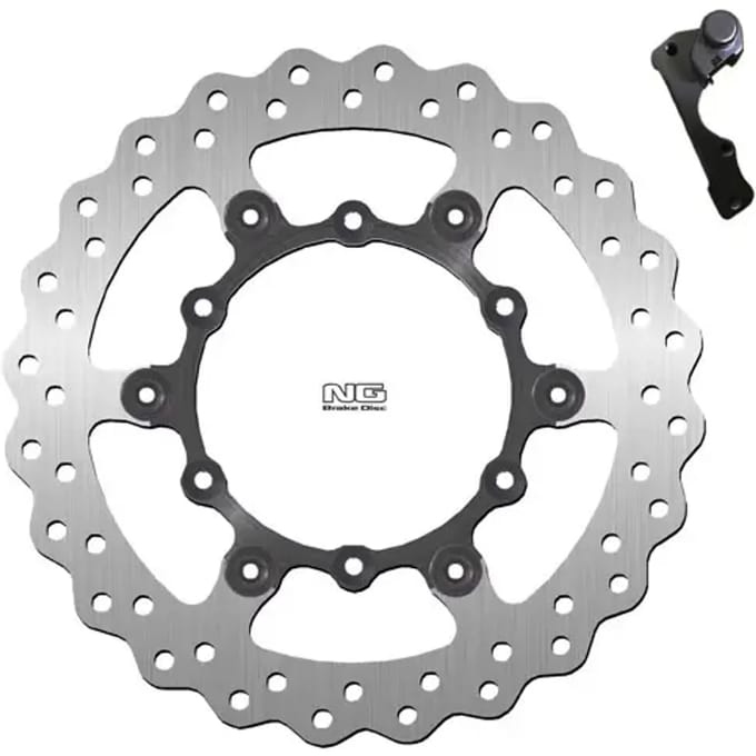 Vlotterende motorremschijfset en steuntje NG Brake Disc Wave 1153XK02