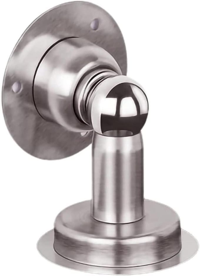 Deurstopper - Magnetische Houder - Deur Open Houden - Roestvrij Staal - 2 Stuks - C
