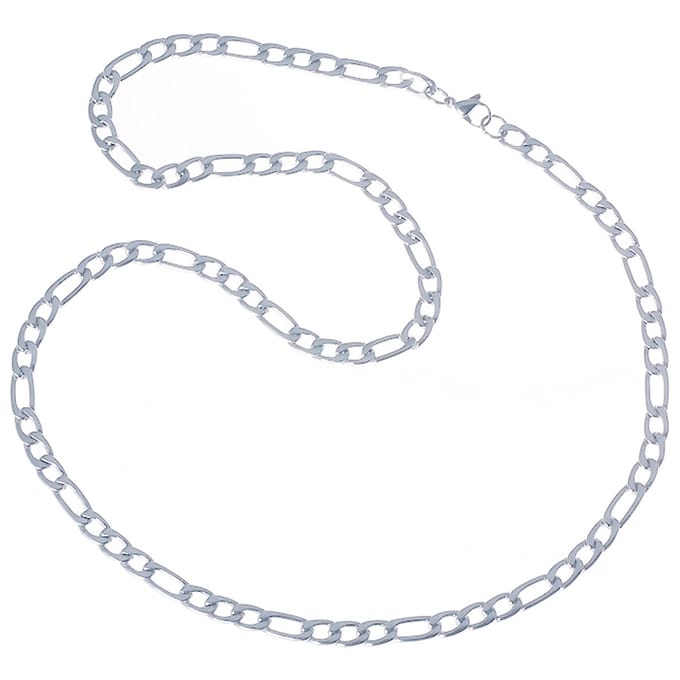LGT Jewels Figaro Edelstaal ketting 6mm-66cm
